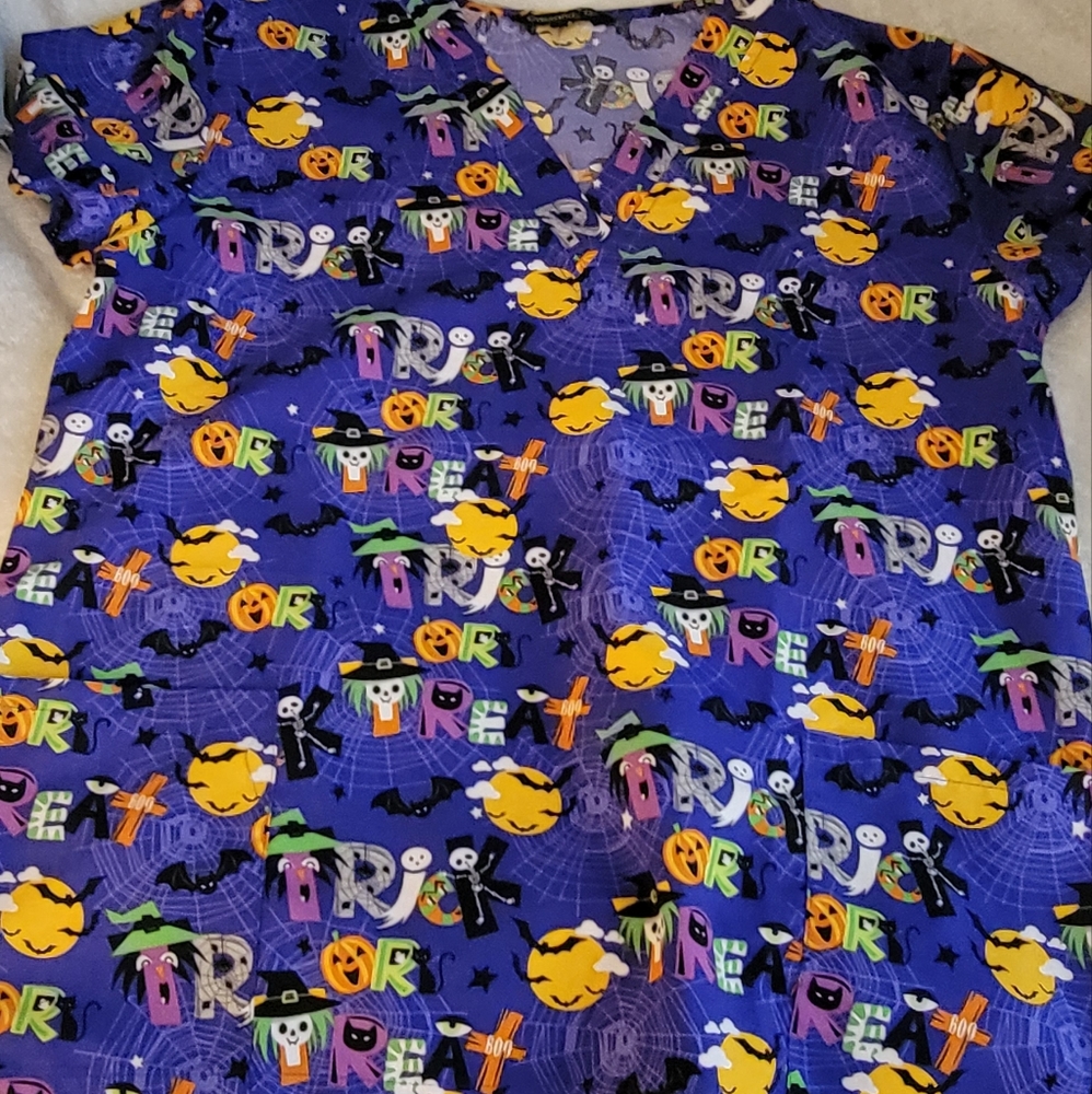 Scrub Top Size Large